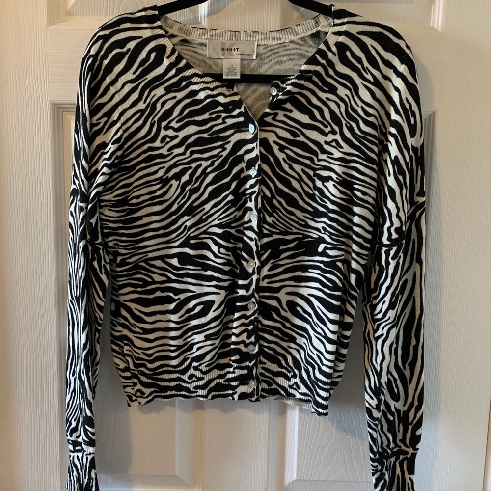 Zebra Cardigan